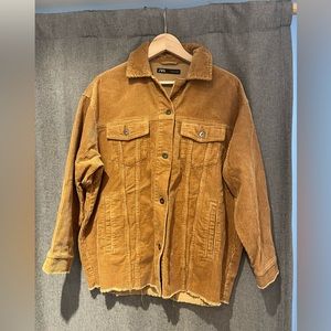 Corduroy overshirt by Zara
